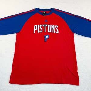 Adidas On-Court Detroit Pistons Shooting Shirt Warm-Up Top